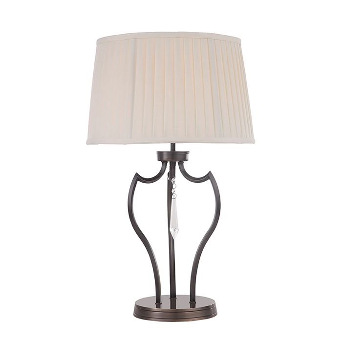 Elstead Lighting Pimlico 1Lt Table Lamp Dark Bronze PM/TL DB Elstead lampa wisząca stylowa świecznikowa PM/TL DB)