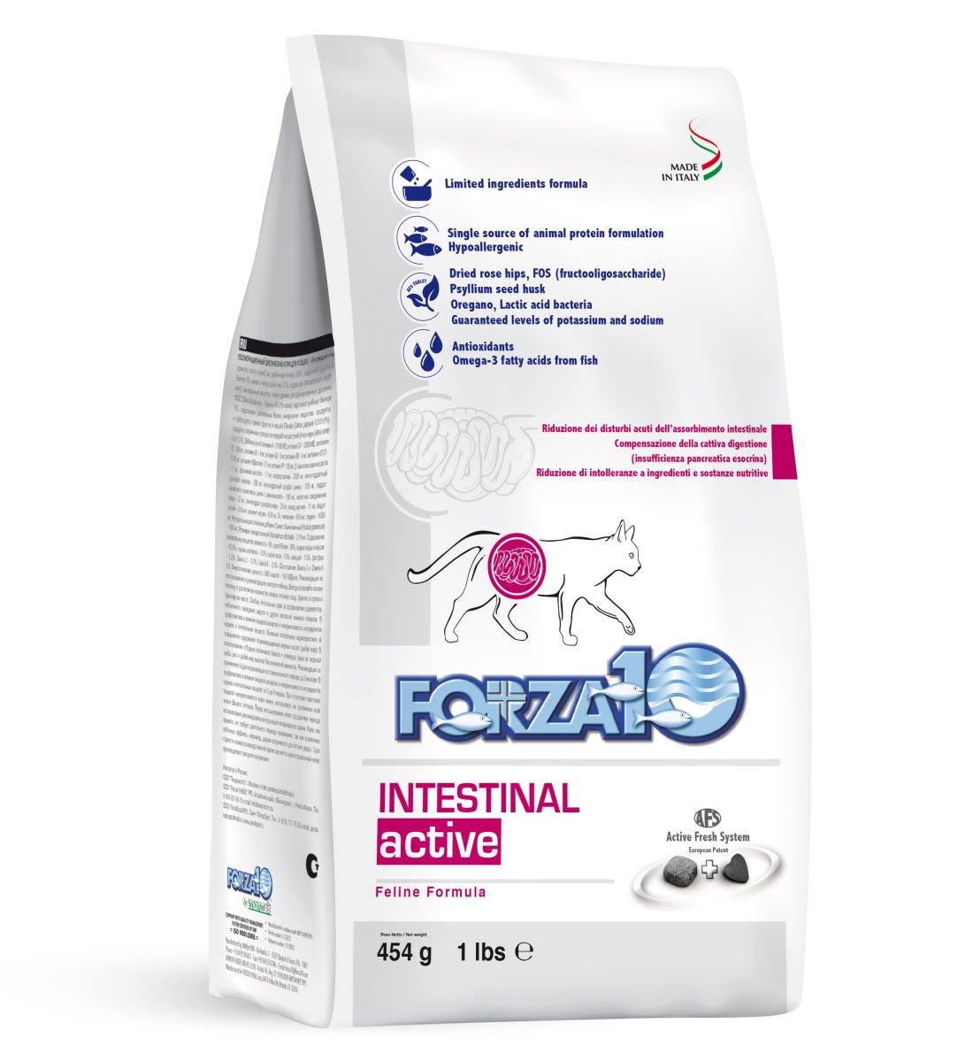 Forza10 Karma sucha dla kota FORZA10 Intestinal Active, 454 g