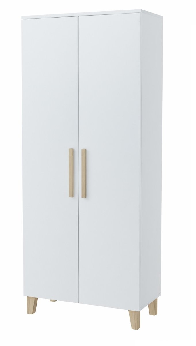 Szafka na buty LOCO Idea, biała, 160x64x35 cm