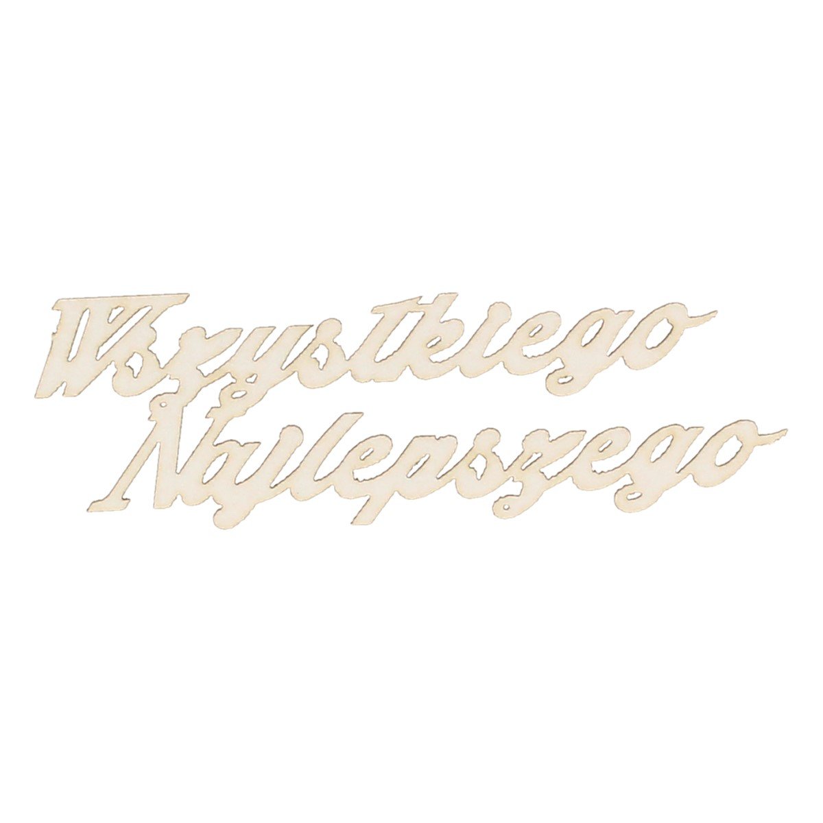 EKO-DECO, napis, wszystkiego najlepszego, 2 sztuki