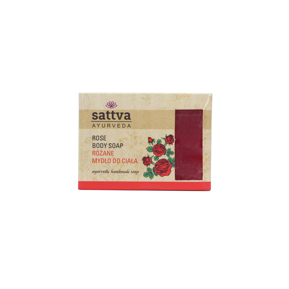 Swati Naturalne mydełko różane do ciała Swati 100g
