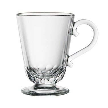 La Rochere La Rochre kubek szklany 'louison' na stopę z uchwytem, 250 ML,  8,3 x 11 cm (1 sztuki) FBA_623701
