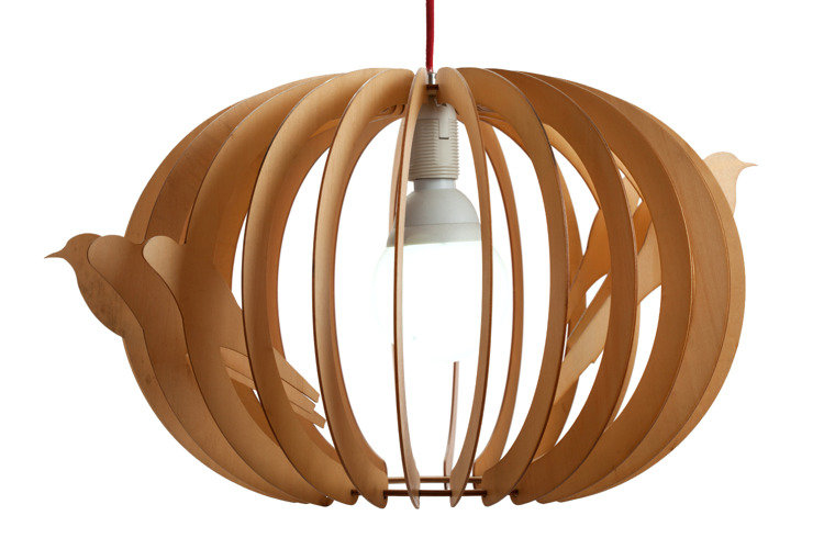 Furnide Lampa FURNIDE Nitron, brązowa, 40 W