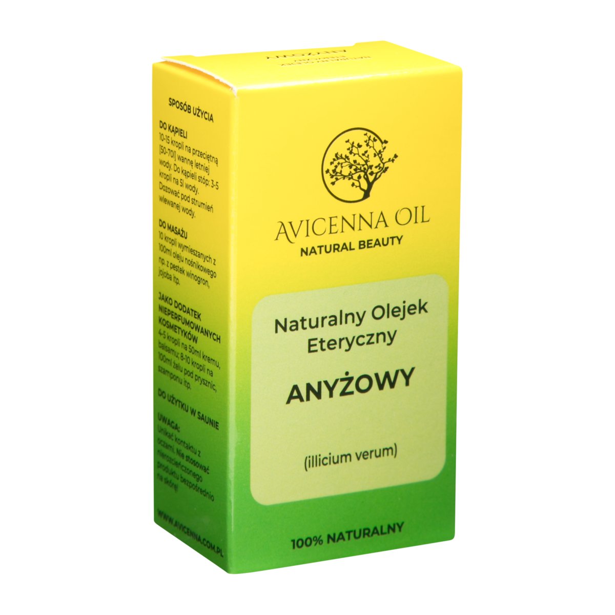 AVICENNA Olejek anyżowy eteryczny 7ml AVICENNA 71AVIOLEAN