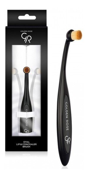 Golden Rose, Oval Lip & Concealer Brush, pędzel owalny do ust i korektora, 1 szt.
