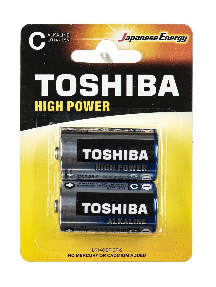 Toshiba Baterie alkaliczne LR14GCP, 2 szt