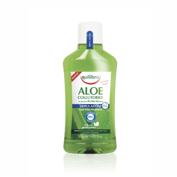 EQUILIBRA Aloesowy płyn do płukania jamy ustnej - Aloe Triple Action Mouthwash Aloesowy płyn do płukania jamy ustnej - Aloe Triple Action Mouthwash