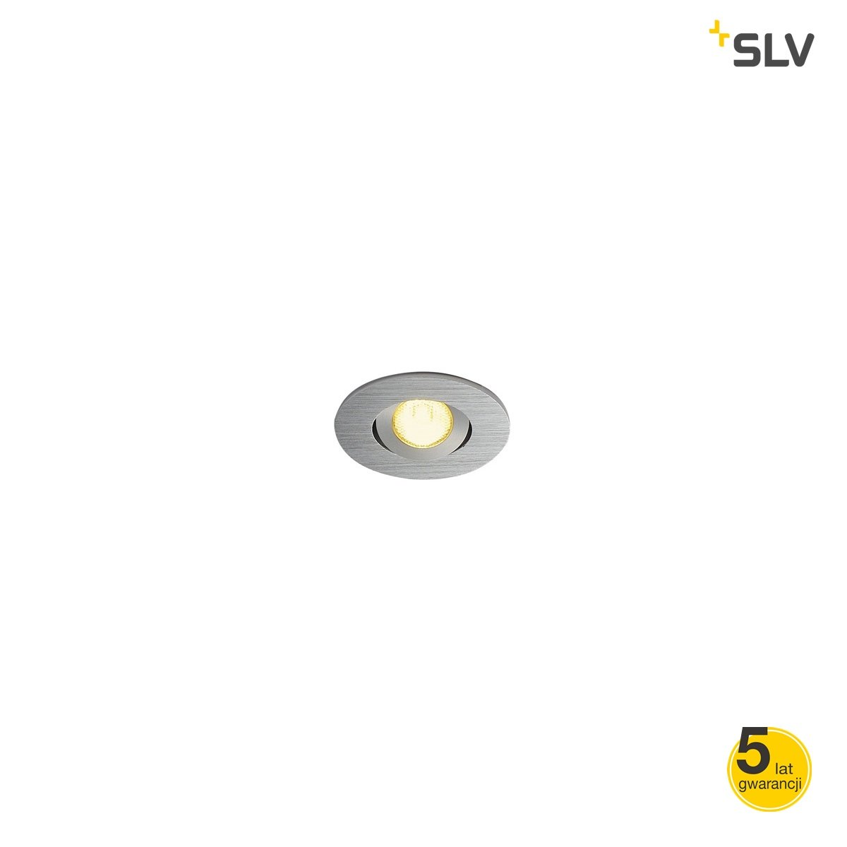 SLV SPOTLINE NEW TRIA MINI DL SET 3000K alu Downlight okrągły 30° 113976