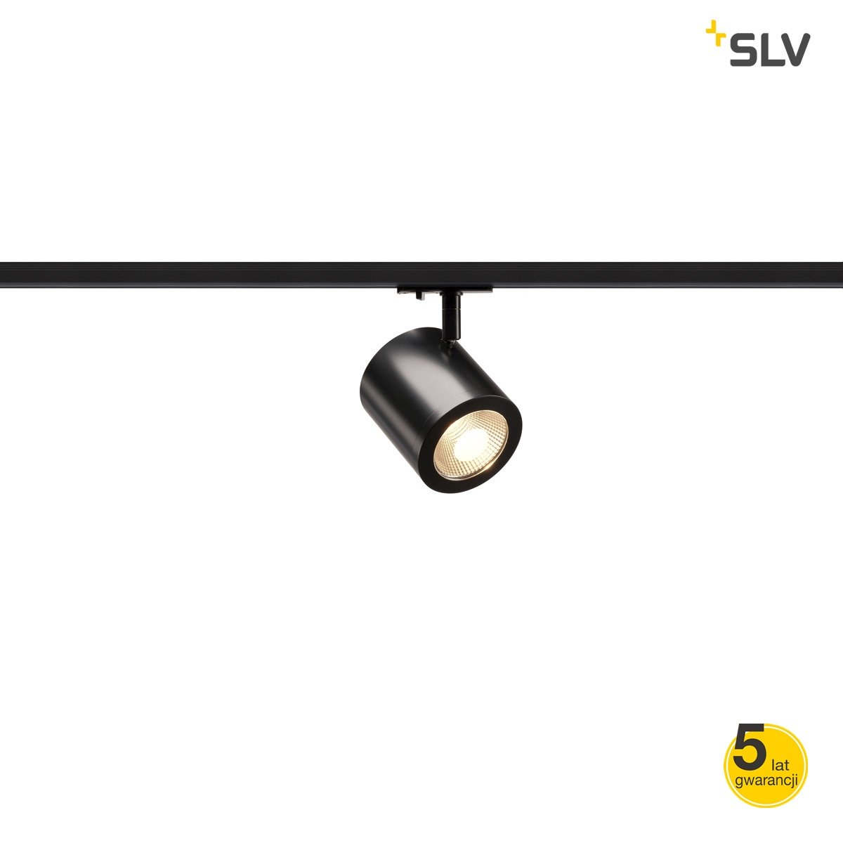 SLV lampa szynowa Enola_C LED szyna 1f. 3000K czarna 35° adapter 1f 1000711 1000711