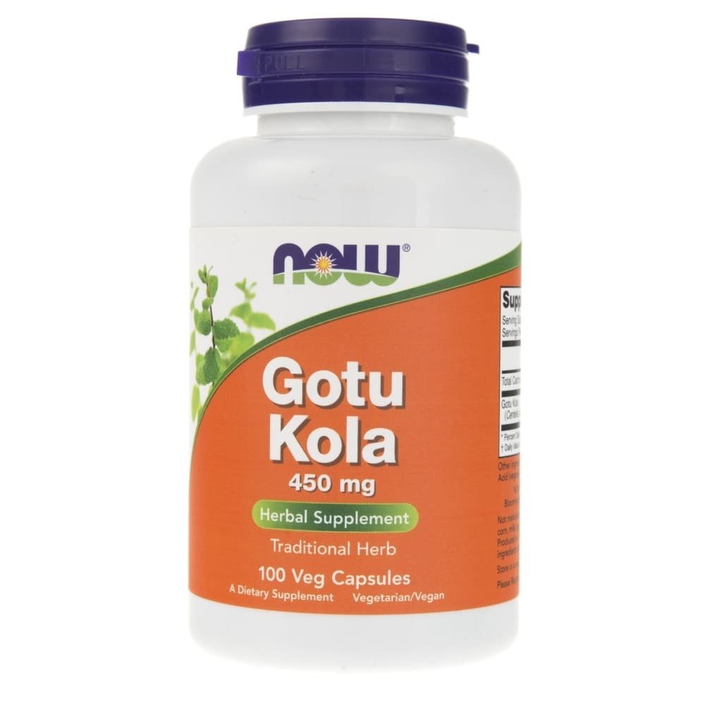 Now Foods Gotu Kola 450mg - 100 kapsułek 02069