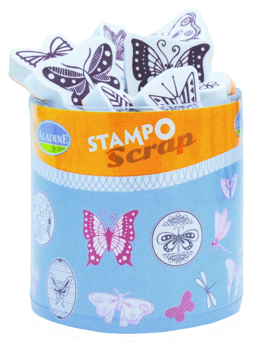 Aladine Stempelki, motylki, 29 sztuk