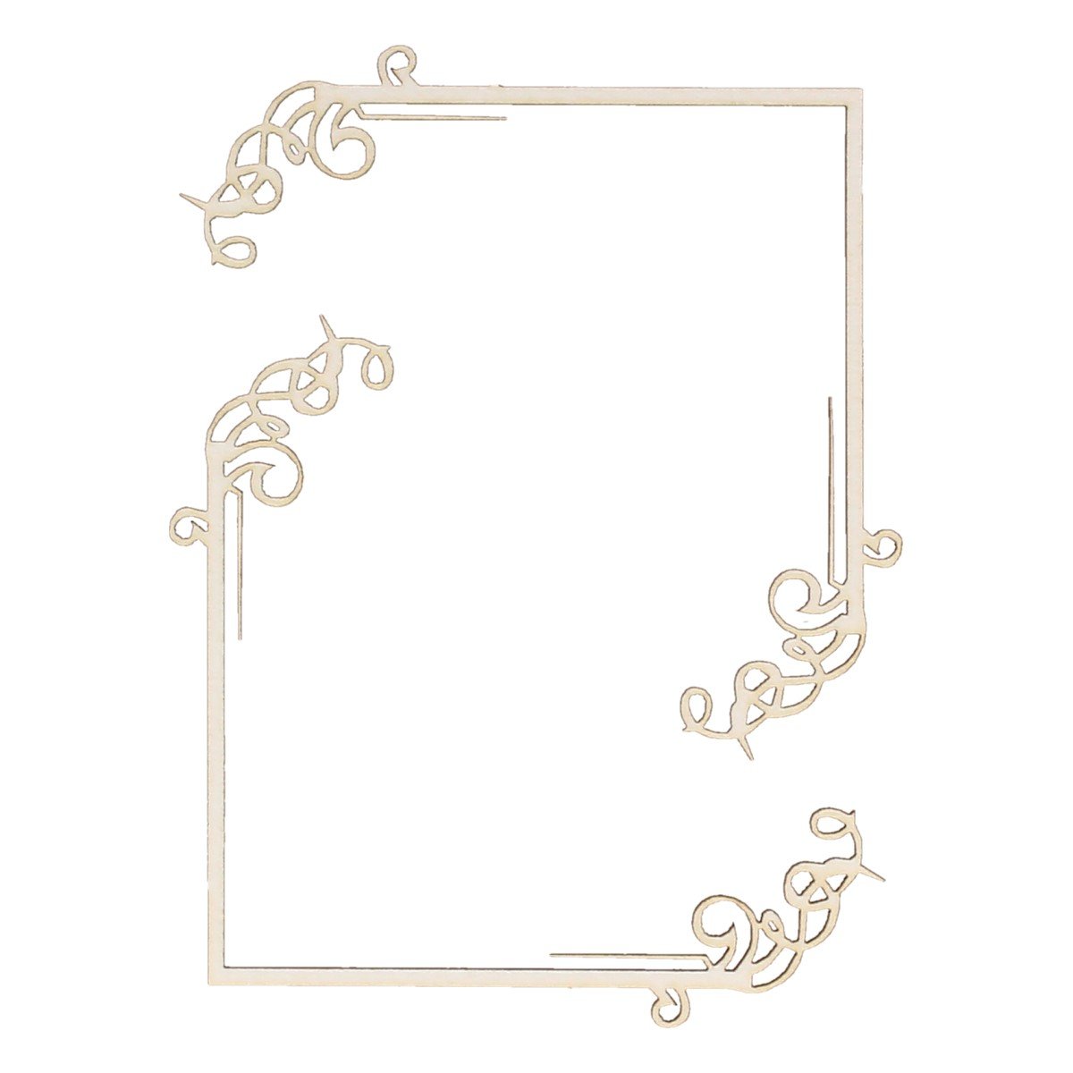 EKO-DECO, narożniki z zawijasem, 2 sztuki