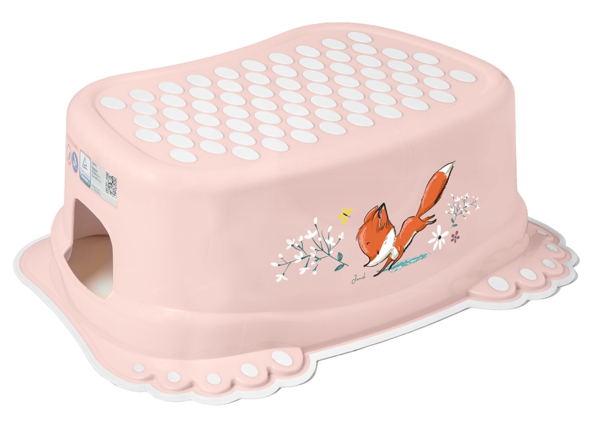 Podnóżek antypoślizgowy Leśna opowieść j.różowy