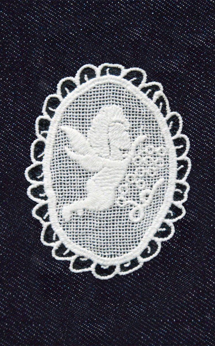 Naprasowanka koronkowa Aniołek