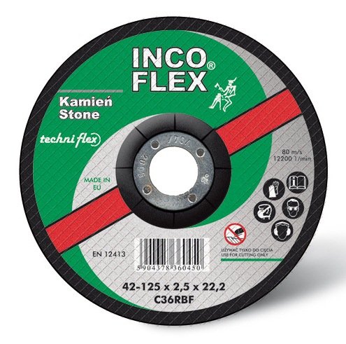 TECHNIFLEX Tarcza do cięcia kamienia TECHNIFLEX Incoflex, 230x2,5