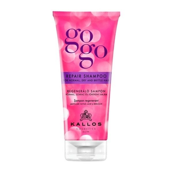 Kallos GoGo regenerujący szampon do normalnych suchych łamiących sie włosów 200 ml | DARMOWA DOSTAWA OD 149 PLN!