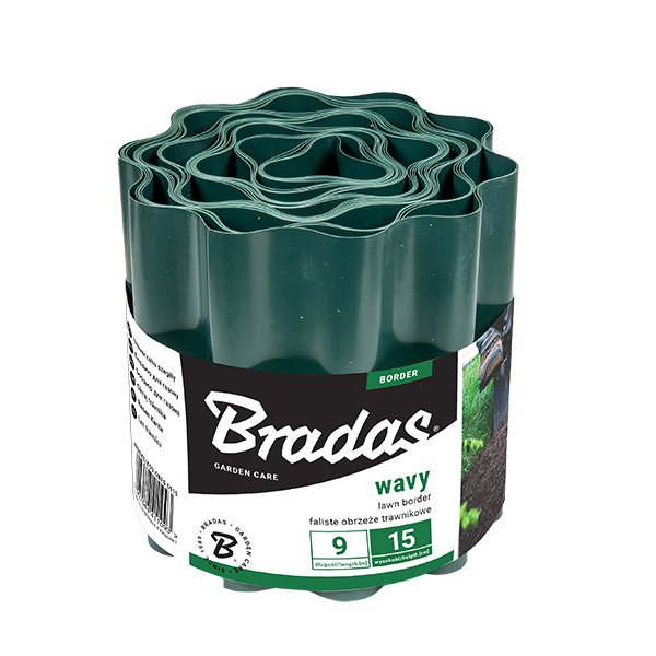 Bradas Obrzeże trawnikowe faliste OBFG 0920, 9 m x 20 cm,
