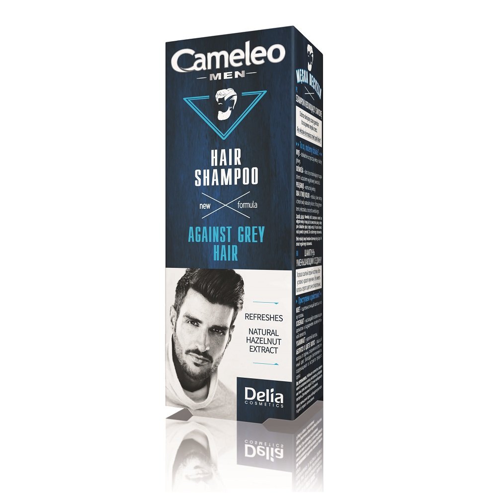 Delia Cameleo Men szampon do włosów i brody REDUKUJE SIWIZNE 150 ml 5901350470879