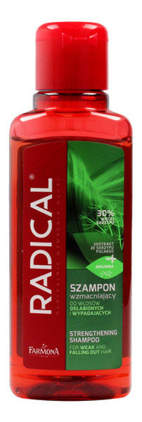 Farmona Radical Wzmacniający szampon do włosów zniszczonych Czerwony 100 ml