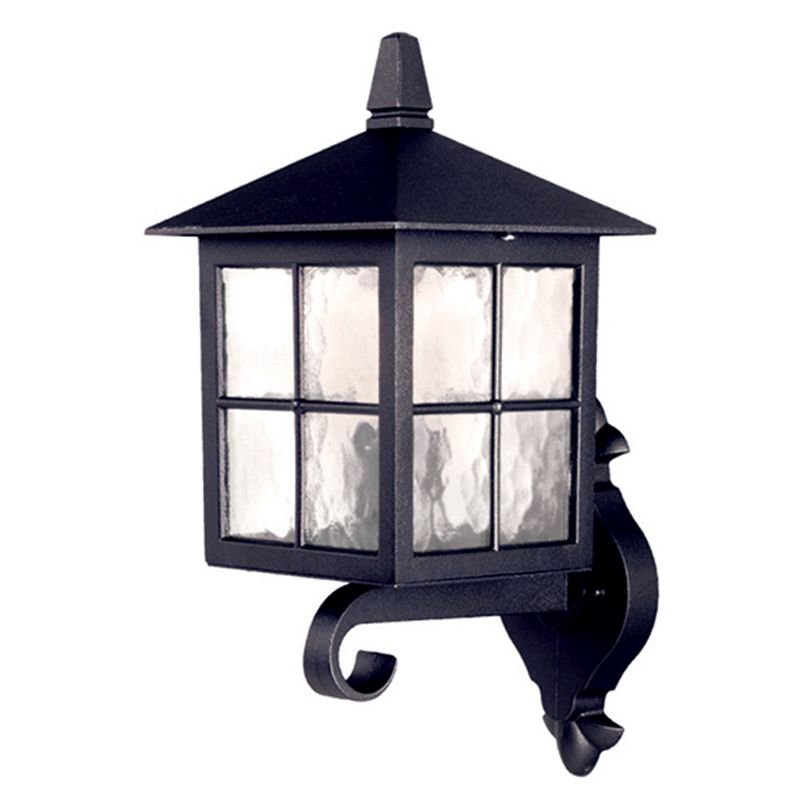 Elstead Lighting Winchester Wall Up Lantern BL17 BLACK kinkiet ogrodowy IP44 stylowy BL17 BLACK)