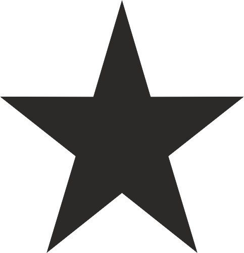 EKO-DECO, stempel, gwiazda pięcioramienna