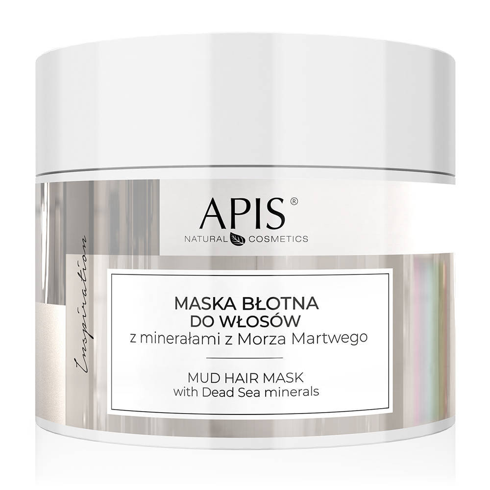 Apis NATURAL COSMETICS Dead Sea Mud Inspiration maska błotna do włosów z minerałami Morza Martwego 200 ml