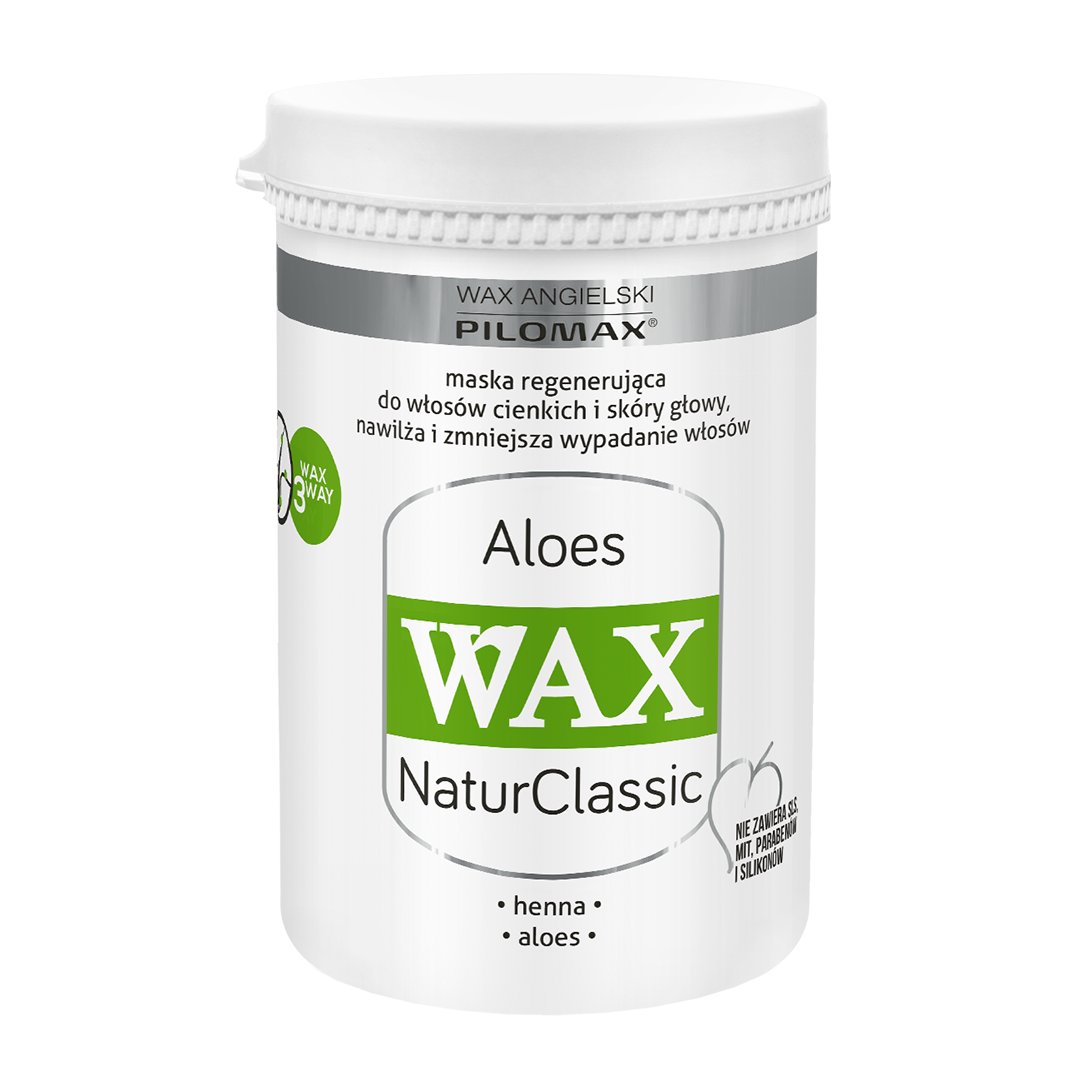 Pilomax Wax Pilomax Wax Aloes Natur Classic Maska Regenerująca Do Włosów Cienkich 480ml