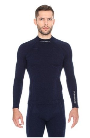 Brubeck, Koszulka męska termiczna z długim rękawem, Extreme Wool, rozmiar XL