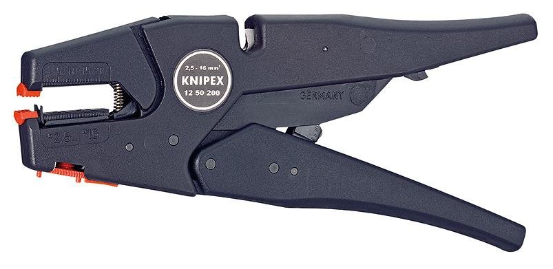 Knipex SAMONASTAWNE SZCZYPCE DO ŚCIĄGANIA IZOLACJI KN 12 50 200