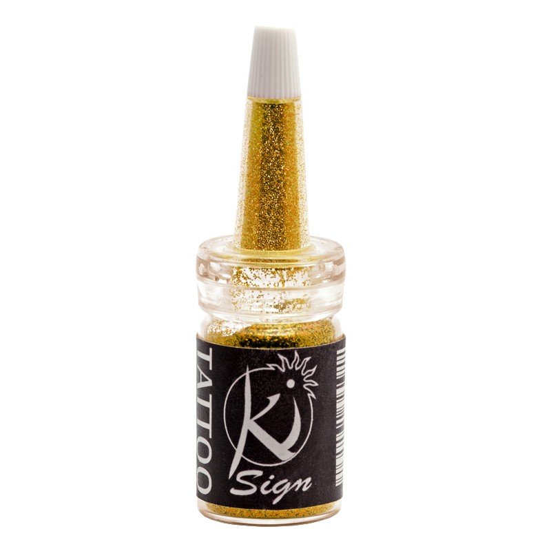 Ki-Sign Brokat do ciała, 7 ml, złoty
