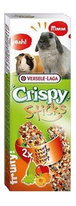 Versele-Laga Crispy Sticks Rabbit & Guinea Pig Fruits - Kolby Dla Królików I Świnek Z Owocami 110G