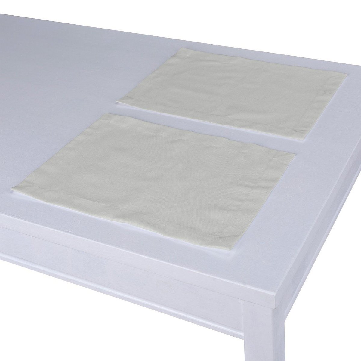 Dekoria pl pl Podkładka 2 sztuki gołębi srebrny z połyskiem 40 x 30 cm Damasco 403-141-77