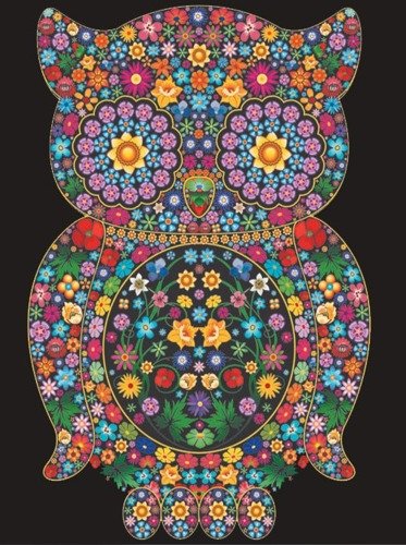 Colorvelvet Colorvelvet, kolorowanka Welwetowa Sowa z pisakami
