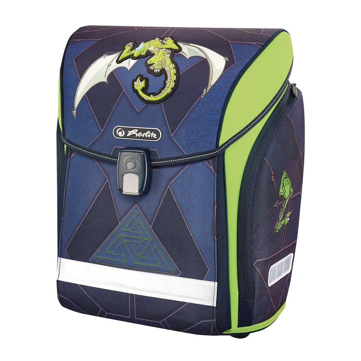 Herlitz Tornister Midi Green Robo Dragon 50013807