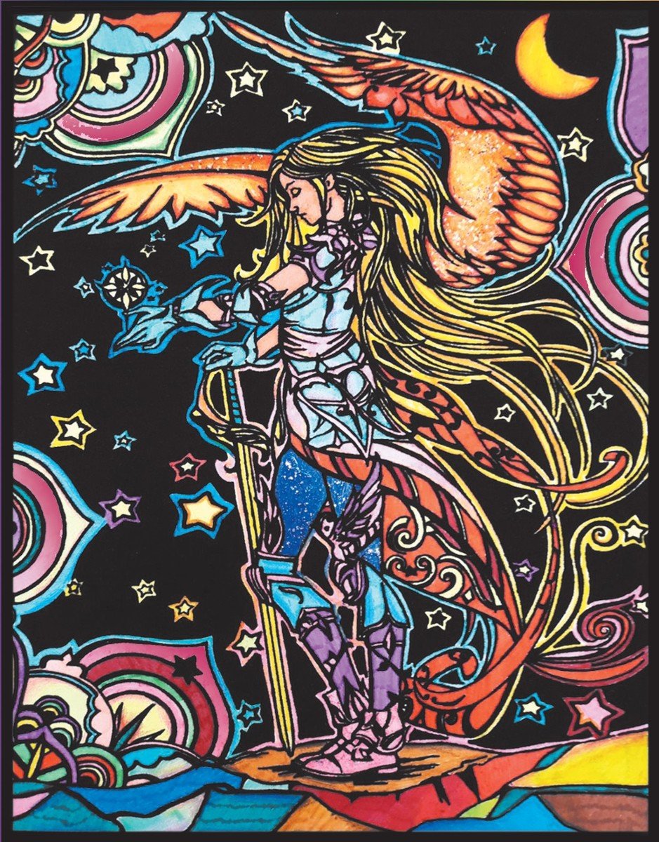 Elf Painting Velvet Kolorowanka Welwetowa, Wojownik
