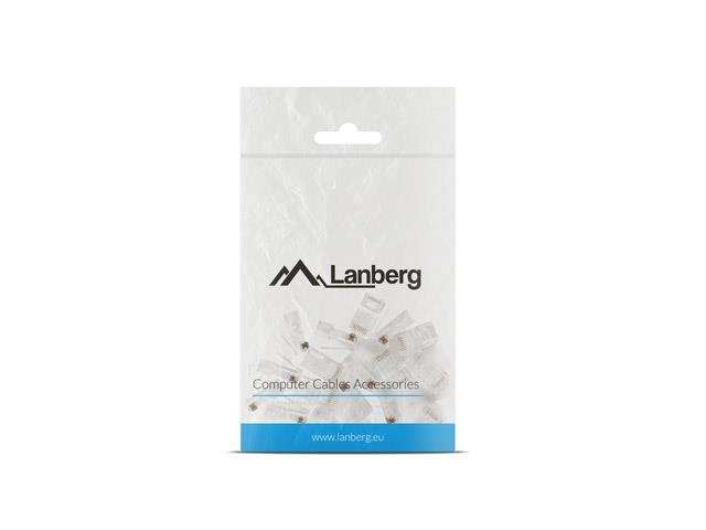 LANBERG LANBERG Wtyk sieciowy RJ45 8P8C kat.5E UTP 20szt) do linki i do drutu