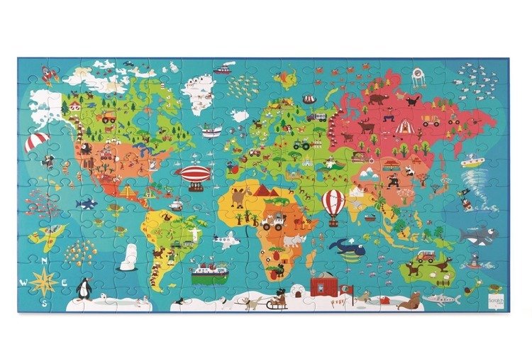 Scratch Europe Puzzle Mapa Świata, Scratch 6181076