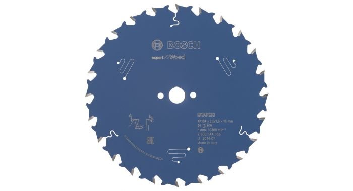 Bosch Expert for Wood piła do cięcia drewna 184x16x2,6 mm 24 zęby 2608644035 2608644035