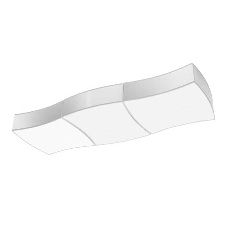 Sollux Lighting SL.1055 - Plafon SQUARE 6xE27/60W/230V biały
