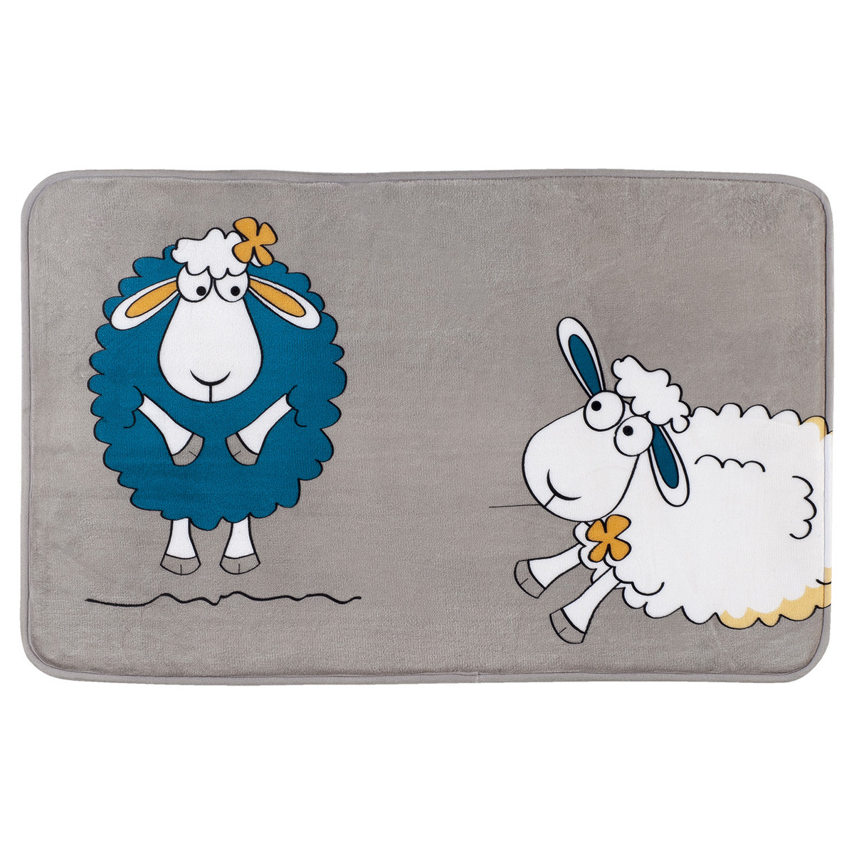 Dywanik łazienkowy TATKRAFT Sheep, 80x50x1 cm