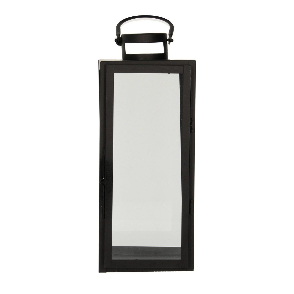 Dekoria pl pl Lampion metalowy Elegance black wys 42cm 16 × 17 × 42 cm 810-694