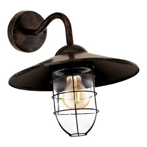 Eglo Lampa Kinkiet IP44 MELGOA miedź 94863