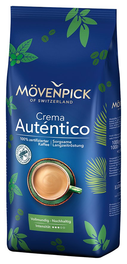 Movenpick 3 x El Autentico Caffe Crema 1kg AB8B-96629