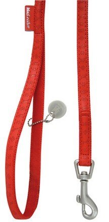 Zolux Smycz Mac Leather 10 mm / 1,2 m czerwony