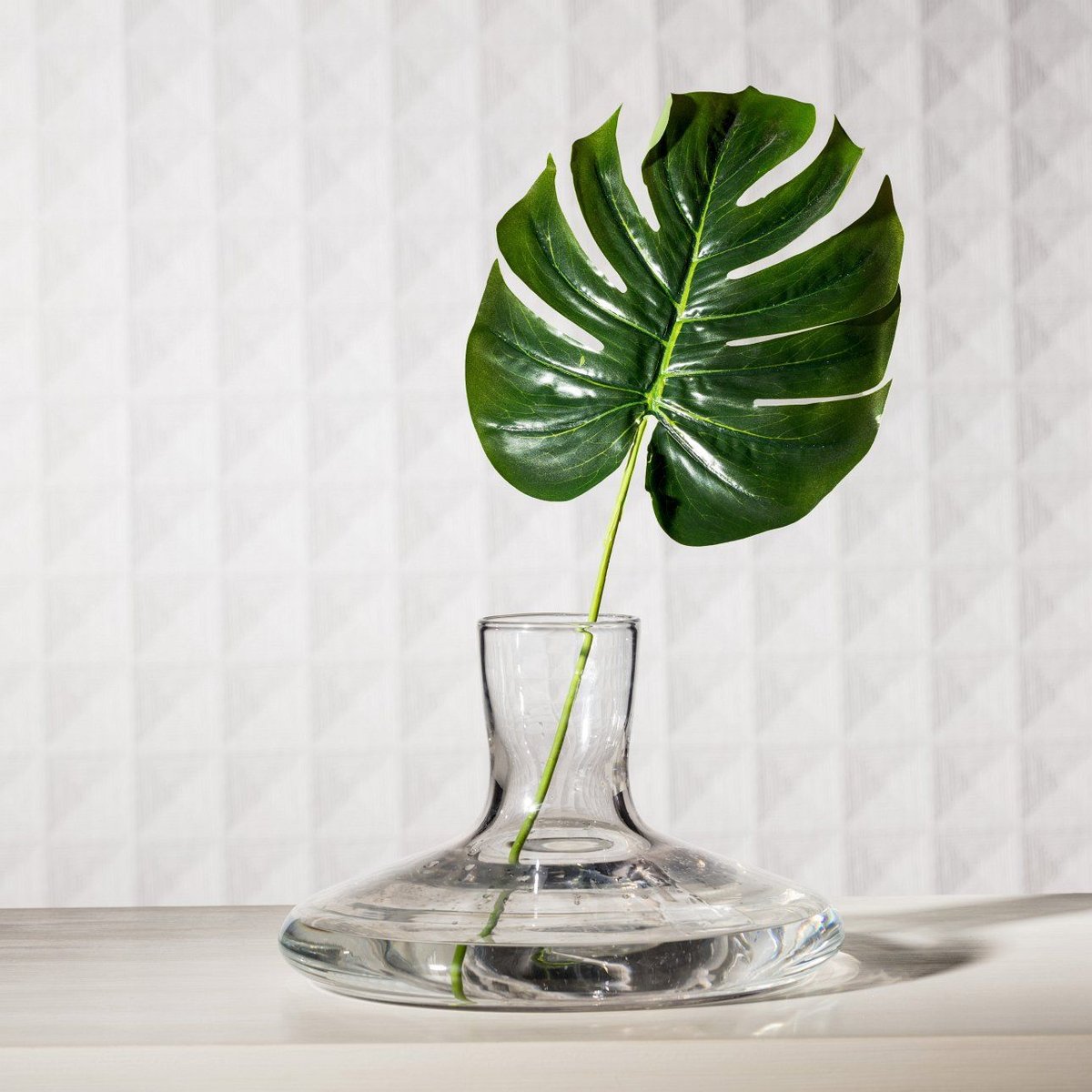 Dekoria Liść monstery zielony, 23x0,5x55 cm