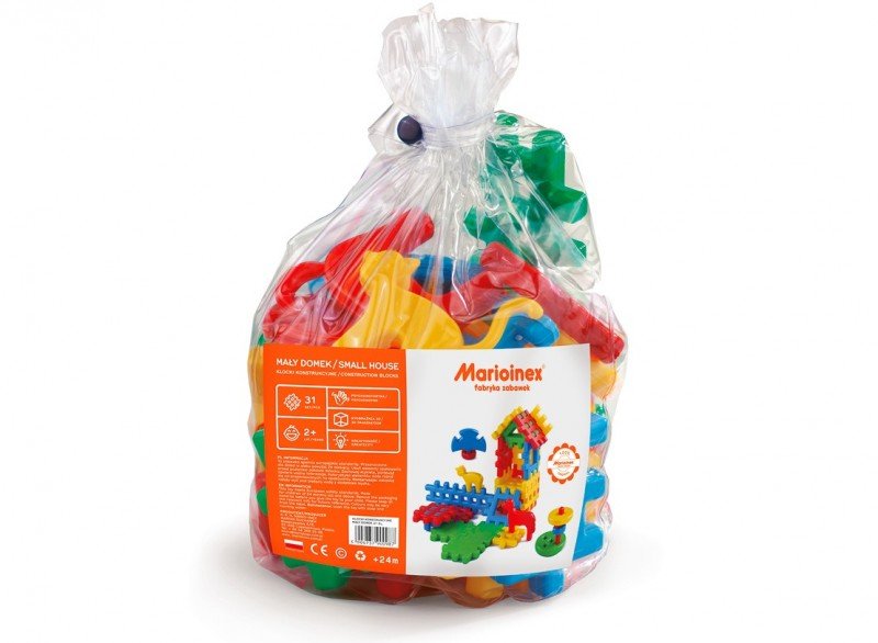Mario-Inex KLOCKI konstrukcyjne wafle Mały domek 31 elem. 900987