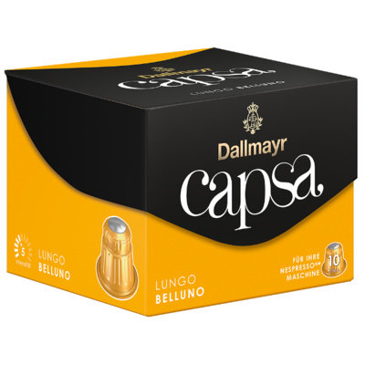 Dallmayr Kawa w kapsułkach CAPSA Lungo Belluno, 10 szt.