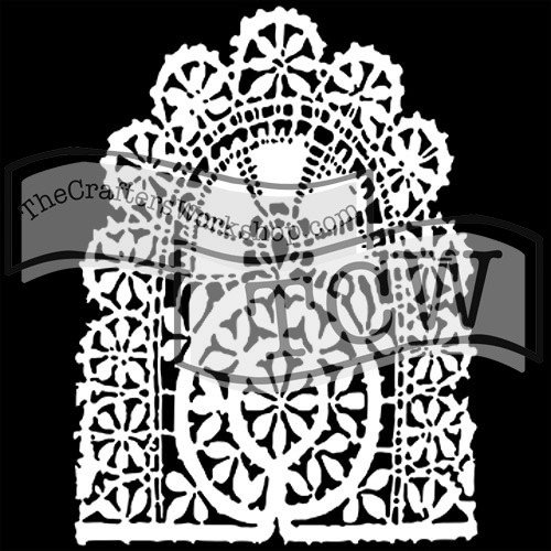 Szablon, frywolitka, 30,5 cm