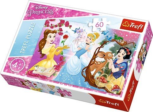 Trefl Puzzle 60 elementów - Księżniczki Disneya, Zaproszenie na bal