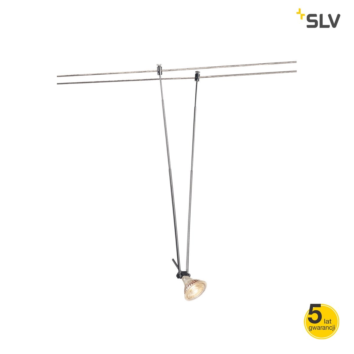 SLV SPOTLINE TELESCOPIC do TENSEO QR-C51 chrom szer/wys/gł 4.5/21-52/1 cm 139082